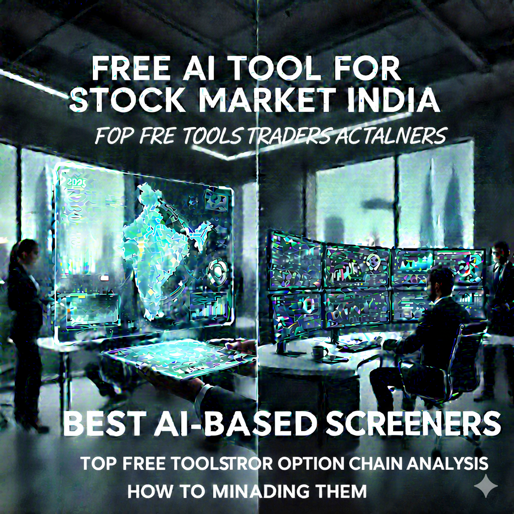 A free ai tool for stock market india for option chain analysis helps you read heavy option data faster by highlighting patterns like rising open interest, unusual volume, and strike-wise activity. Instead of manually checking every strike, a free ai tool for stock market india summarizes where market participants are most active.