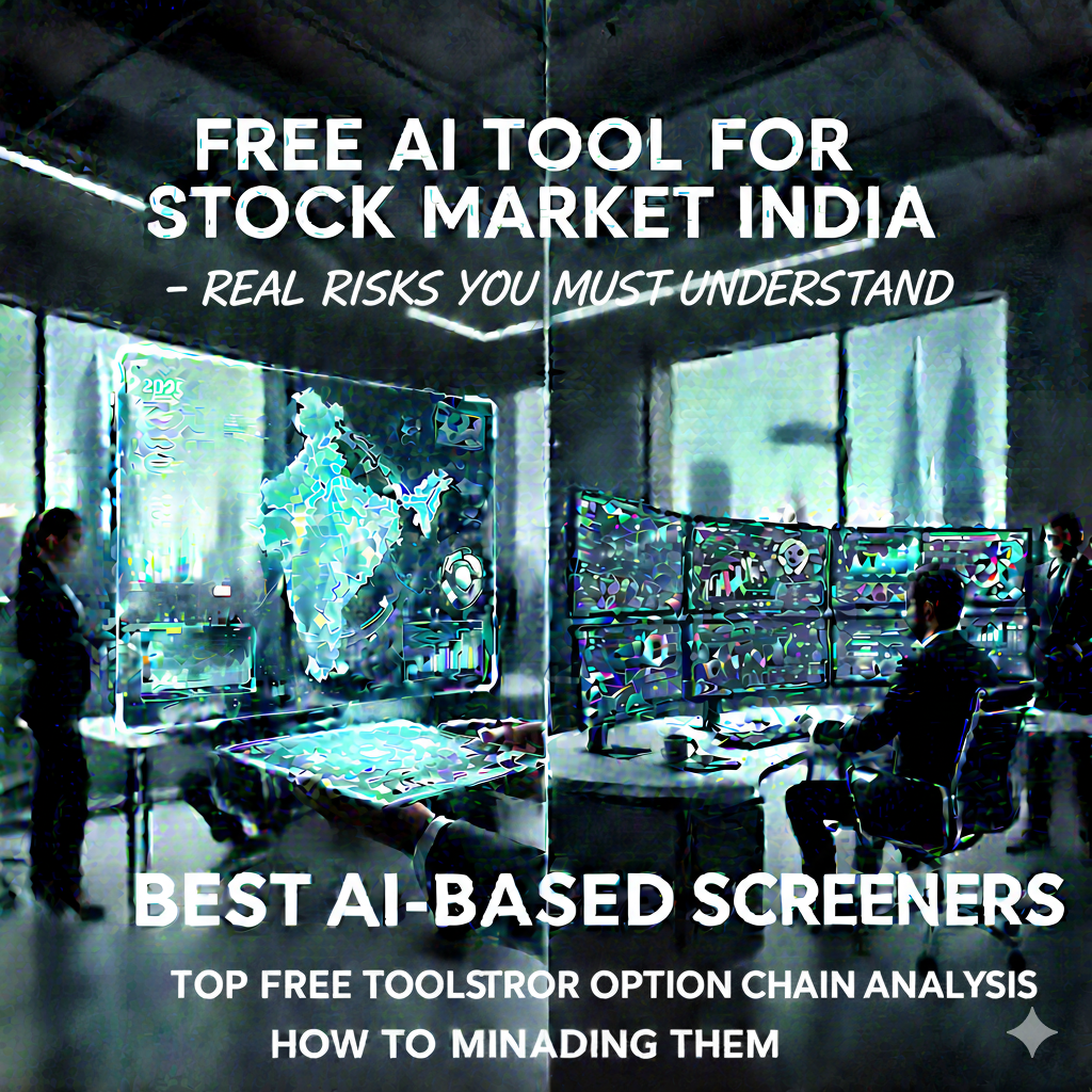 The biggest risk with a free ai tool for stock market india is false confidence. Because the tool uses AI labels like “strong buy” or “high probability,” users may assume accuracy is guaranteed. In reality, a free ai tool for stock market india only reflects past data patterns, not future certainty, and markets can change direction quickly.