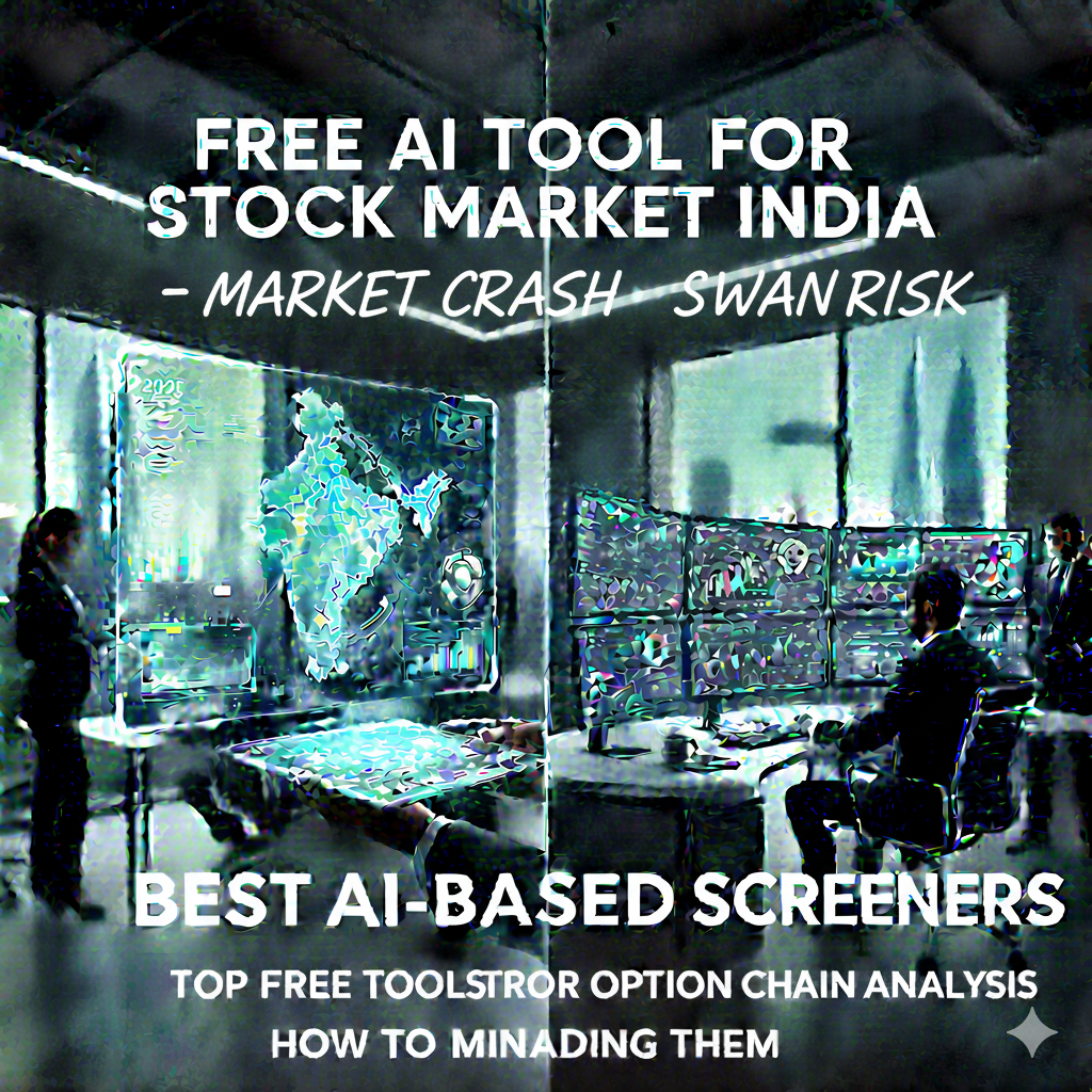 Market crash and black swan risk is when sudden, extreme events break normal market behaviour. In such phases, a free ai tool for stock market india can fail because the patterns it relies on (trends, indicators, historical probabilities) stop working the usual way. What looks like a “buy dip” signal in a free ai tool for stock market india can keep falling when panic selling continues.