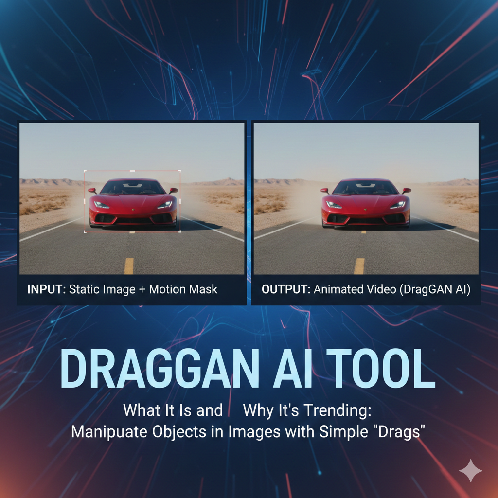 draggan ai tool is an AI-based image editing method that lets you move parts of an image by simply placing points and dragging them to a new position. Instead of “painting” changes like a normal editor, draggan ai tool tries to keep the image looking realistic while the shape or pose shifts, which is why people describe  tool as point-and-drag photo manipulation.
