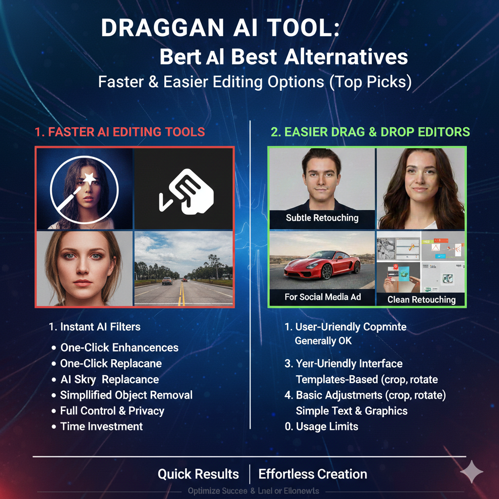 If you like the same “point-and-drag” style but want a quicker start, try a hosted draggan ai style demo on Hugging Face. These demos run in the browser and let you upload an image, add points, and edit without setup - basically the easiest way to experience draggan ai-type editing.