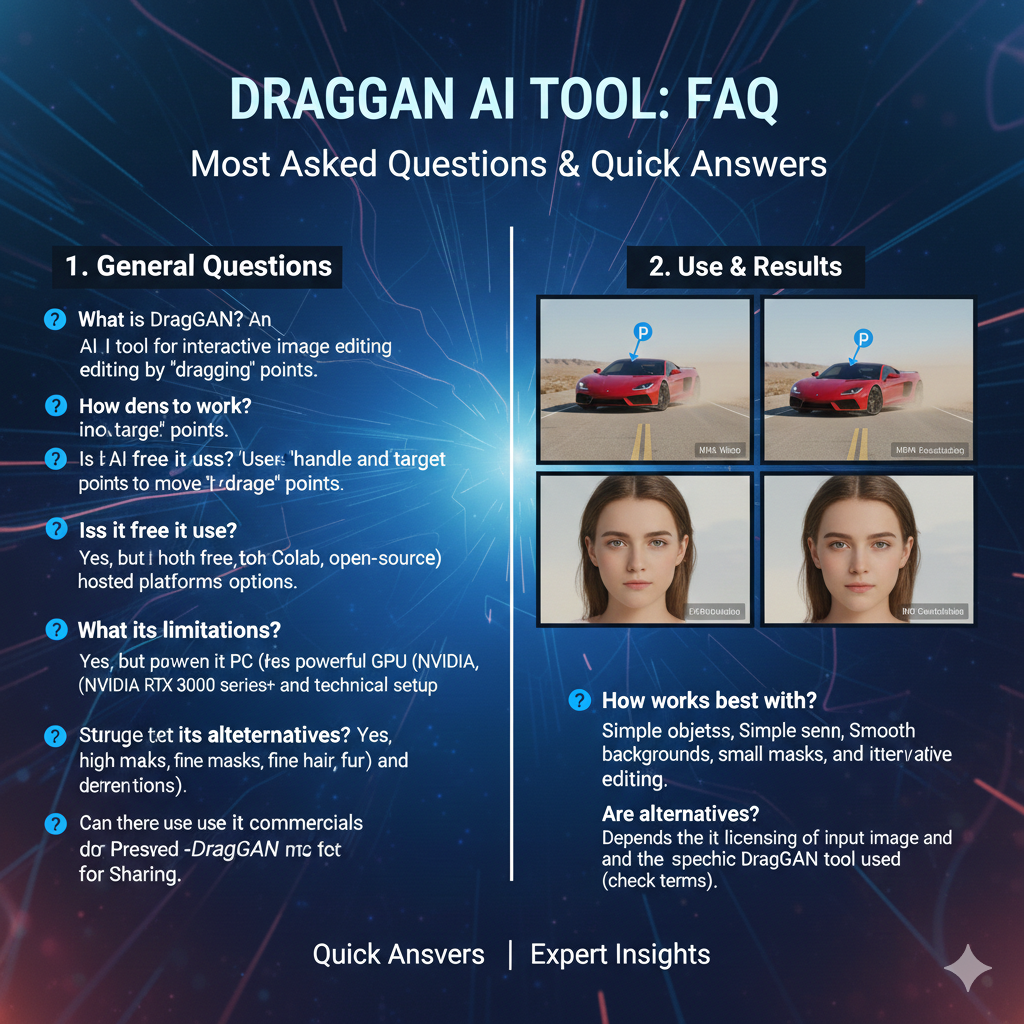 draggan ai tool: FAQ (Most Asked Questions)