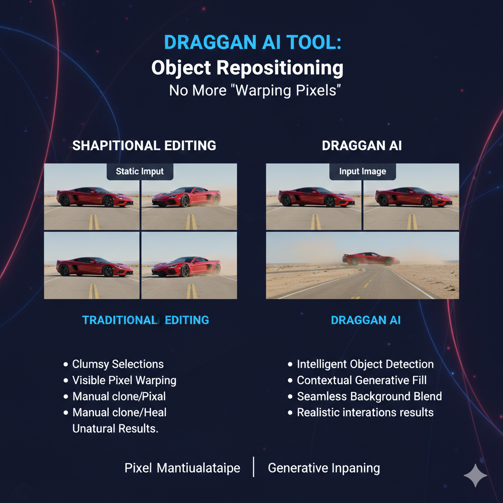draggan ai tool is most useful when you want a realistic tweak, not a full redesign. The best use cases for draggan ai tool are small-to-medium edits where the photo stays the same, but the subject looks better positioned. If your goal is “make this look 10% better,” draggan ai tool fits perfectly.